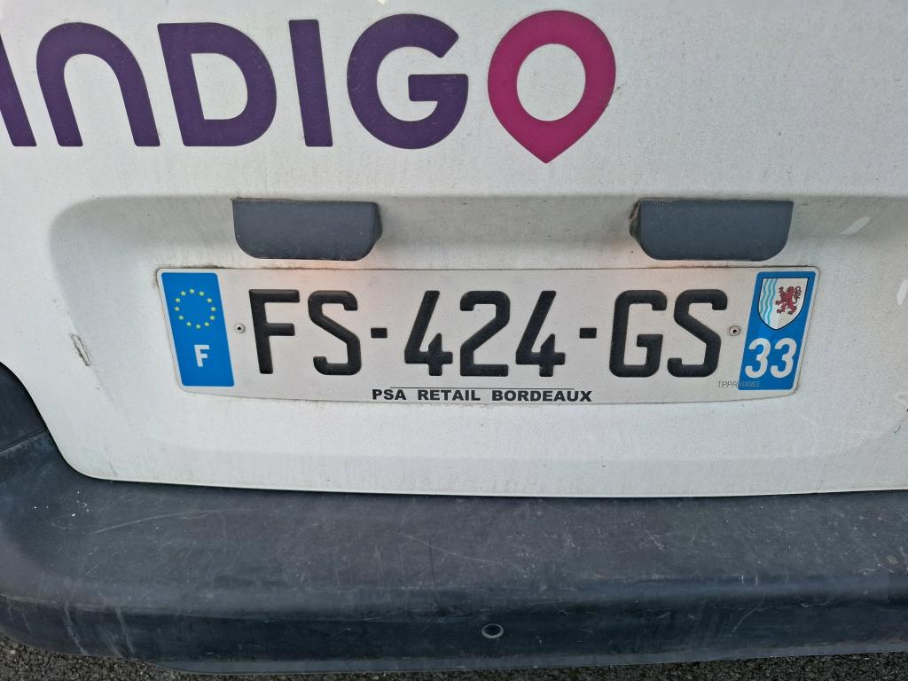 Peugeot PARTNER FOURGON STANDARD 650 KG BLUEHDI 75 BVM5 PREMIUM 2020