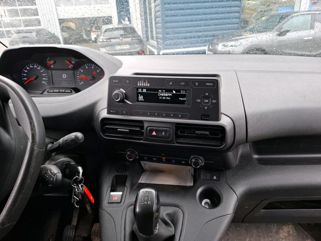 Peugeot PARTNER FOURGON STANDARD 650 KG BLUEHDI 100 S&S BVM5 PREMIUM 2019