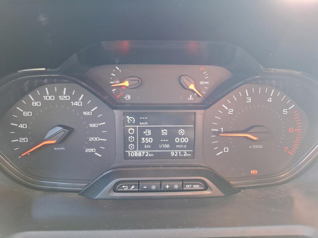 Peugeot PARTNER FOURGON STANDARD 650 KG BLUEHDI 100 S&S BVM5 ASPHALT 2020