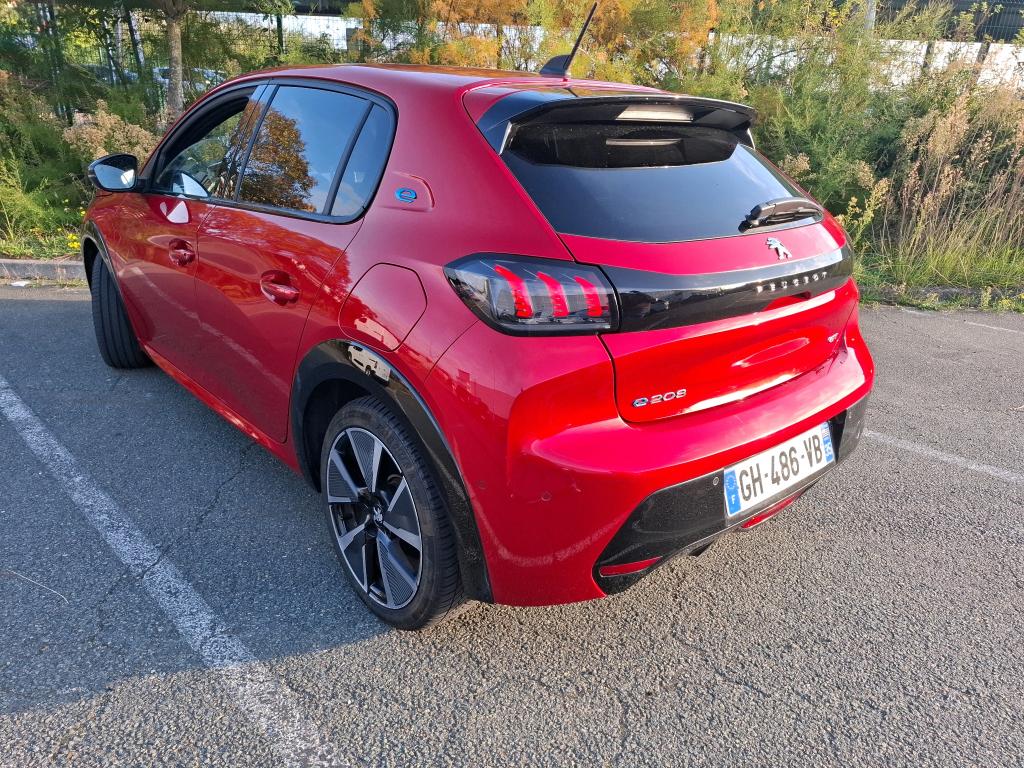 Peugeot 208 Electrique 50 kWh 136ch GT 2022
