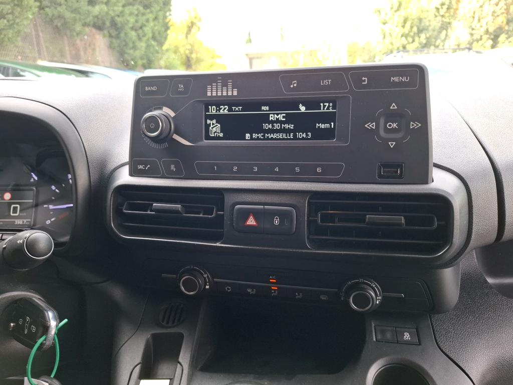 Citroen BERLINGO VAN M 650 BLUEHDI 100 S&S BVM5 CLUB 2019