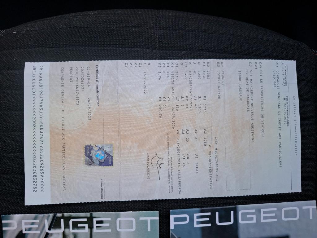 Peugeot 2008 BlueHDi 110 S&S BVM6 Active Pack 2022
