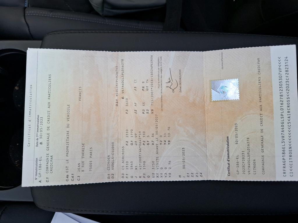 Citroen C5 Aircross Hybride Rechargeable 180 e-EAT8 Shine 2023