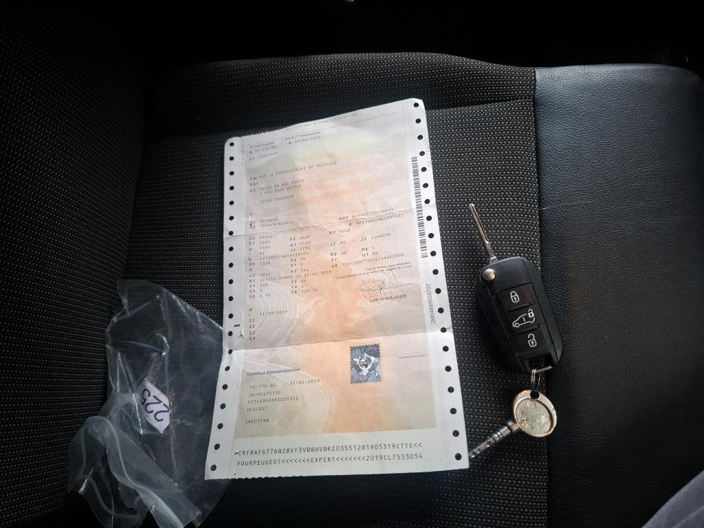 Peugeot EXPERT FGN TOLE STANDARD BLUEHDI 95 BVM5 PREMIUM PACK 2019
