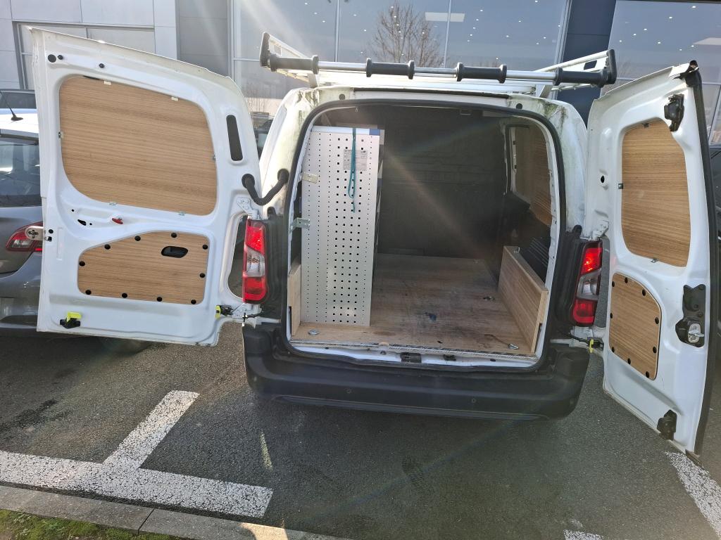 Peugeot PARTNER FOURGON STANDARD 650 KG BLUEHDI 100 S&S BVM6 ASPHALT 2022