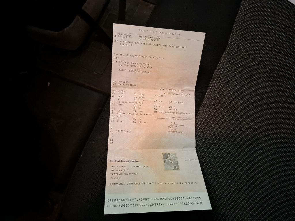 Peugeot EXPERT FGN TOLE STANDARD 1.5 BLUEHDI 120 S&S BVM6 PREMIUM 2022