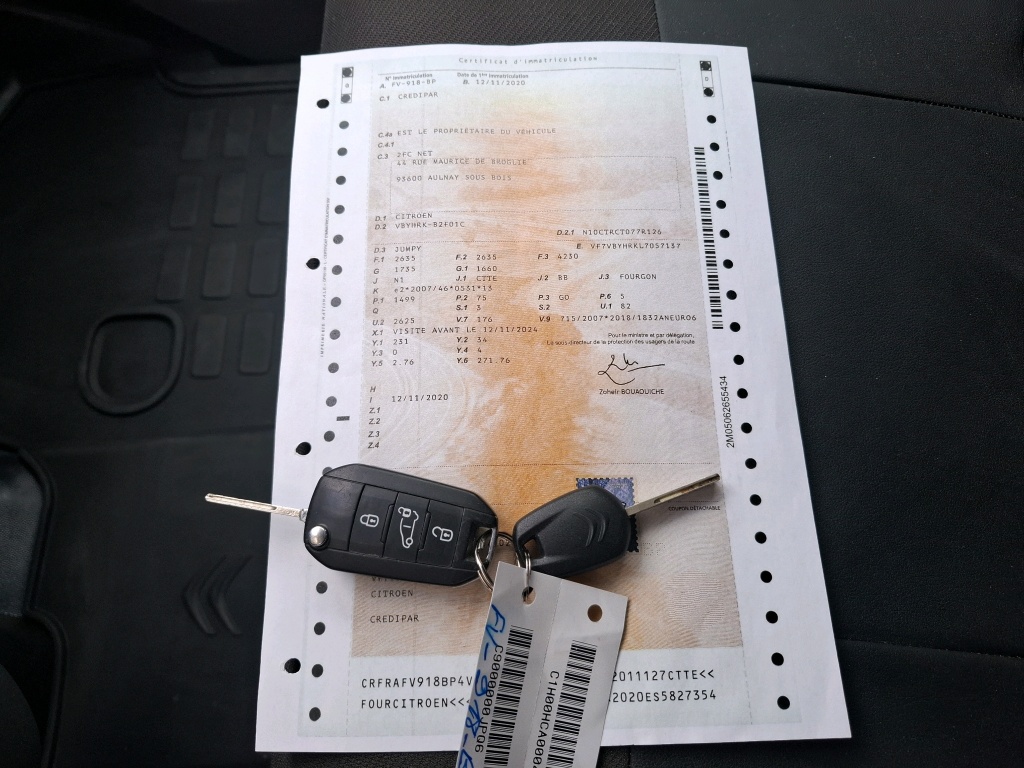 Citroen JUMPY FGN M BLUEHDI 100 S&S BVM6 CLUB 2020