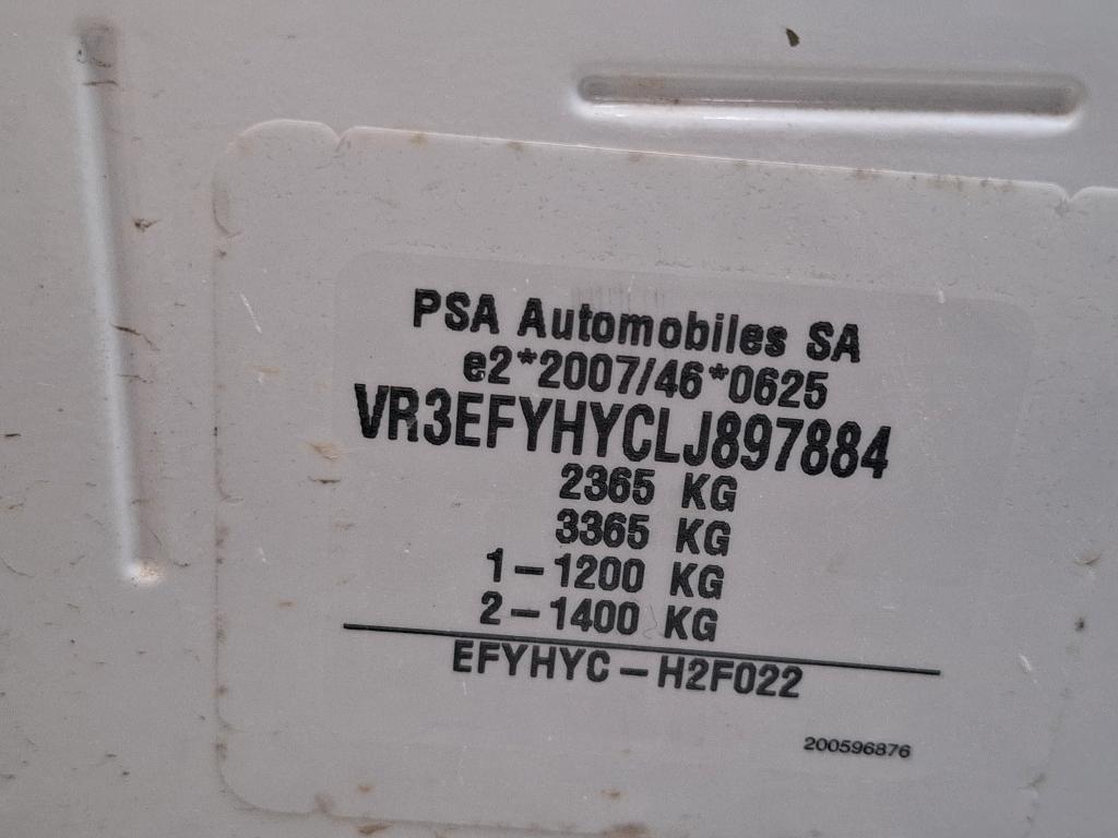 Peugeot PARTNER FOURGON STANDARD 1000 KG BLUEHDI 100 S&S BVM5 ASPHALT 2020