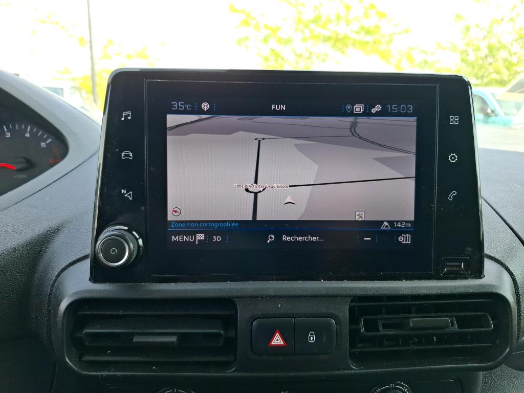 Peugeot PARTNER FOURGON STANDARD 650 KG BLUEHDI 100 S&S BVM6 ASPHALT 2022