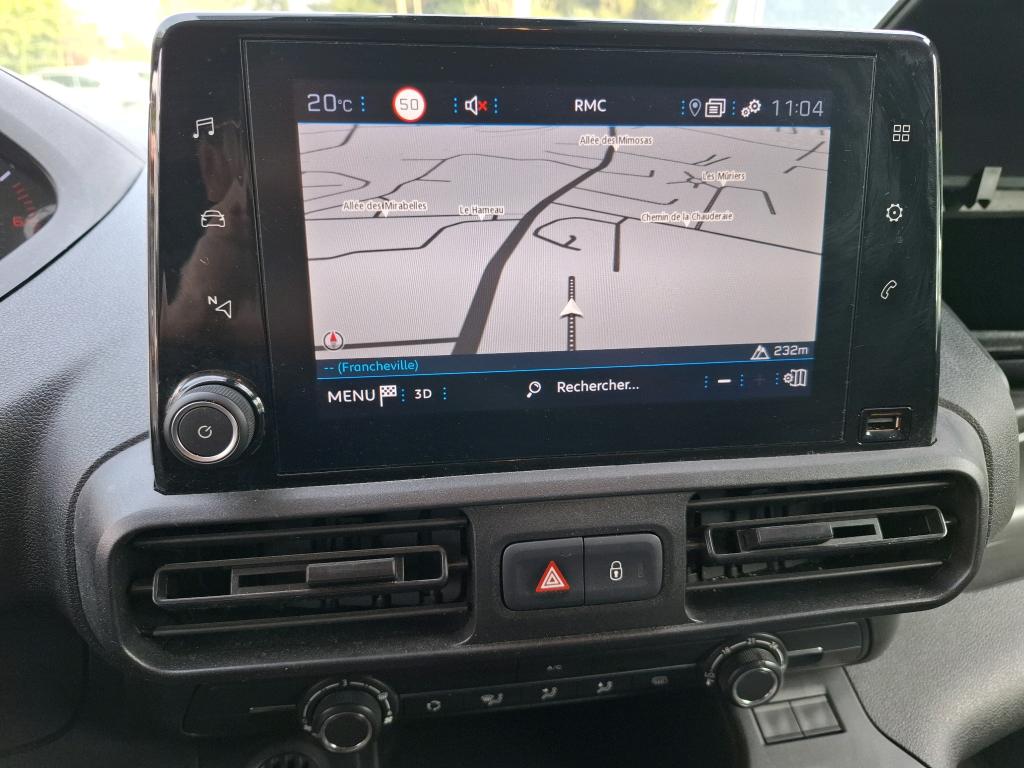 Peugeot PARTNER FOURGON STANDARD 650 KG PURETECH 110 S&S BVM6 PREMIUM 2021