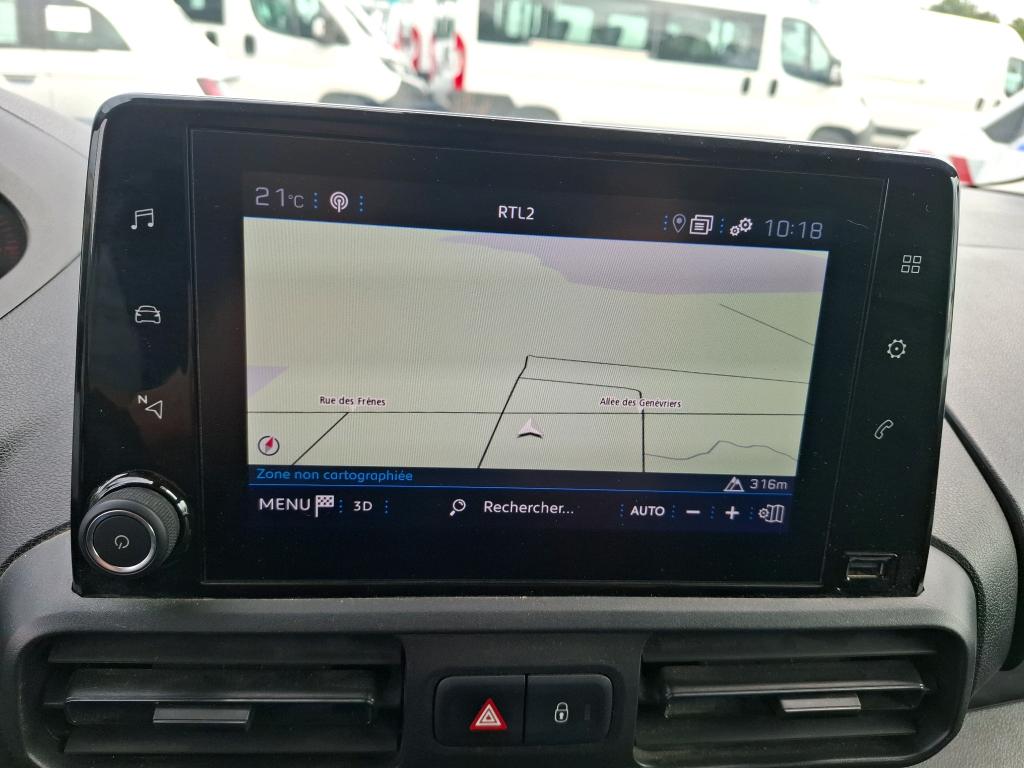 Peugeot PARTNER FOURGON STANDARD 650 KG BLUEHDI 100 S&S BVM5 ASPHALT 2020