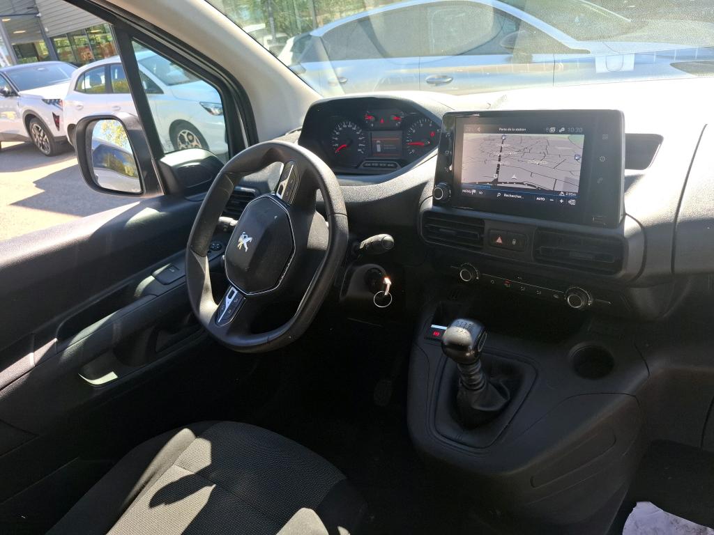 Peugeot PARTNER FOURGON STANDARD 650 KG BLUEHDI 100 S&S BVM6 ASPHALT 2022