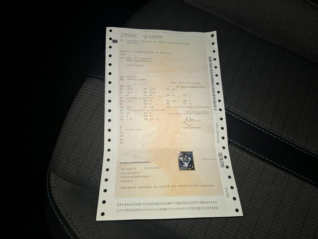 Peugeot 208 BlueHDi 100 S&S BVM6 Allure Pack 2022