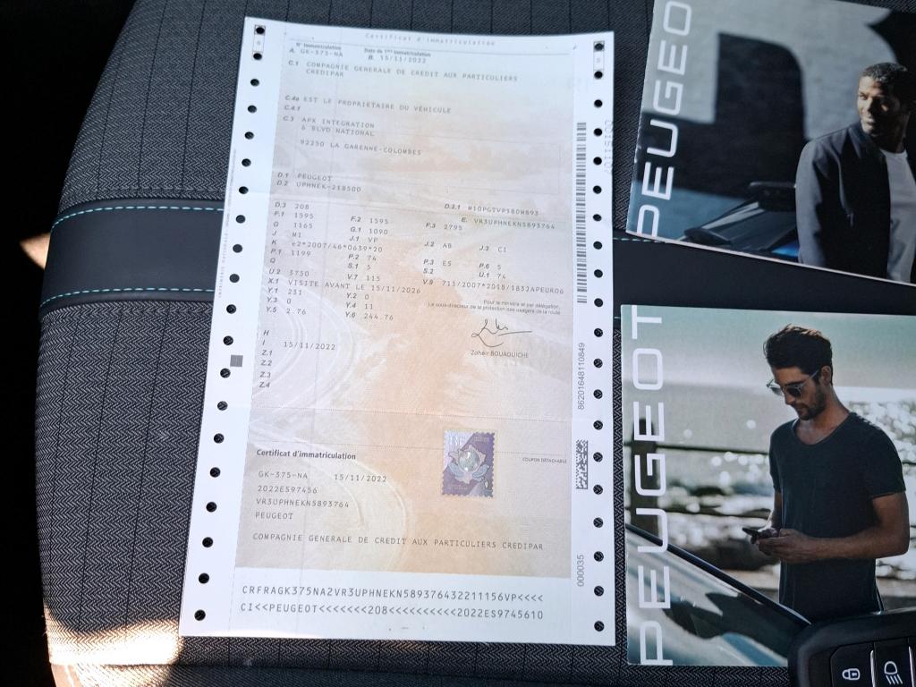 Peugeot 208 PureTech 100 S&S BVM6 Allure Pack 2022