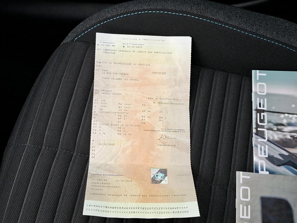 Peugeot 208 Electrique 50 kWh 136ch Style 2023