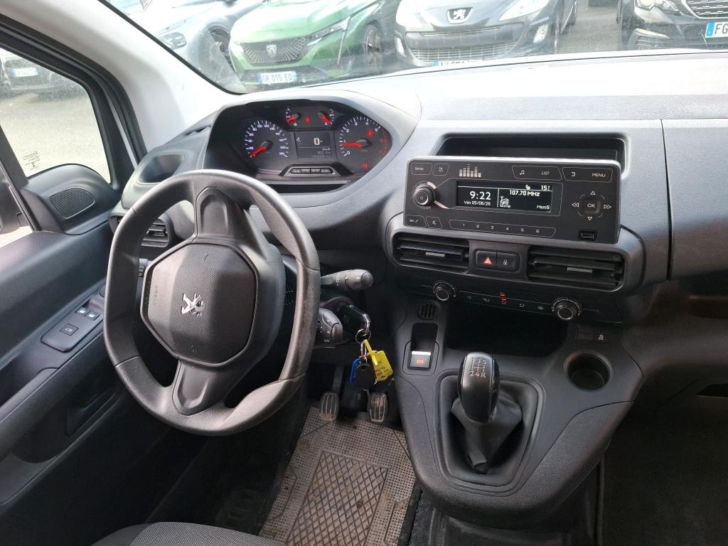 Peugeot PARTNER FOURGON STANDARD 650 KG BLUEHDI 100 S&S BVM5 PREMIUM 2021