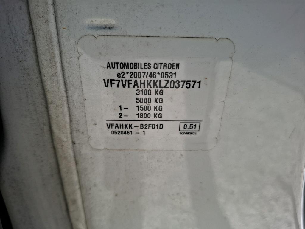 Citroen JUMPY FGN M BLUEHDI 120 S&S BVM6 CLUB 340 NM 2020