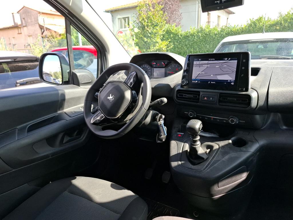 Peugeot PARTNER FOURGON STANDARD 650 KG BLUEHDI 100 S&S BVM6 ASPHALT 2022