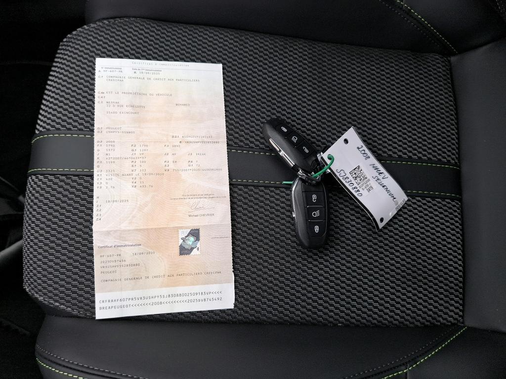 Peugeot 2008 Hybrid 145 ch e-DCS6 GT 2025