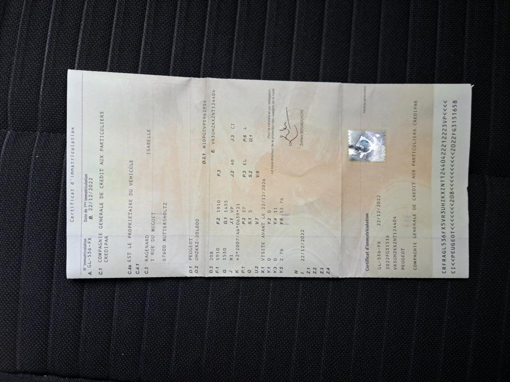 Peugeot 208 Electrique 50 kWh 136ch Active 2022