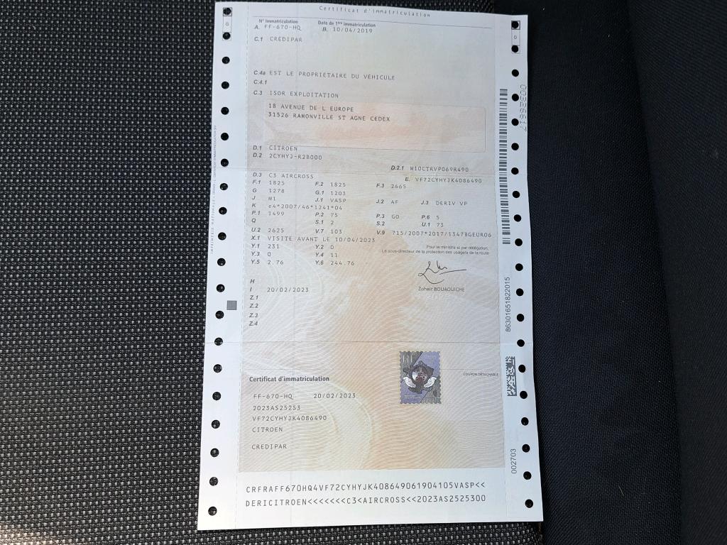 Citroen C3 Aircross BlueHDi 100 S&S BVM6 Feel Business 2019