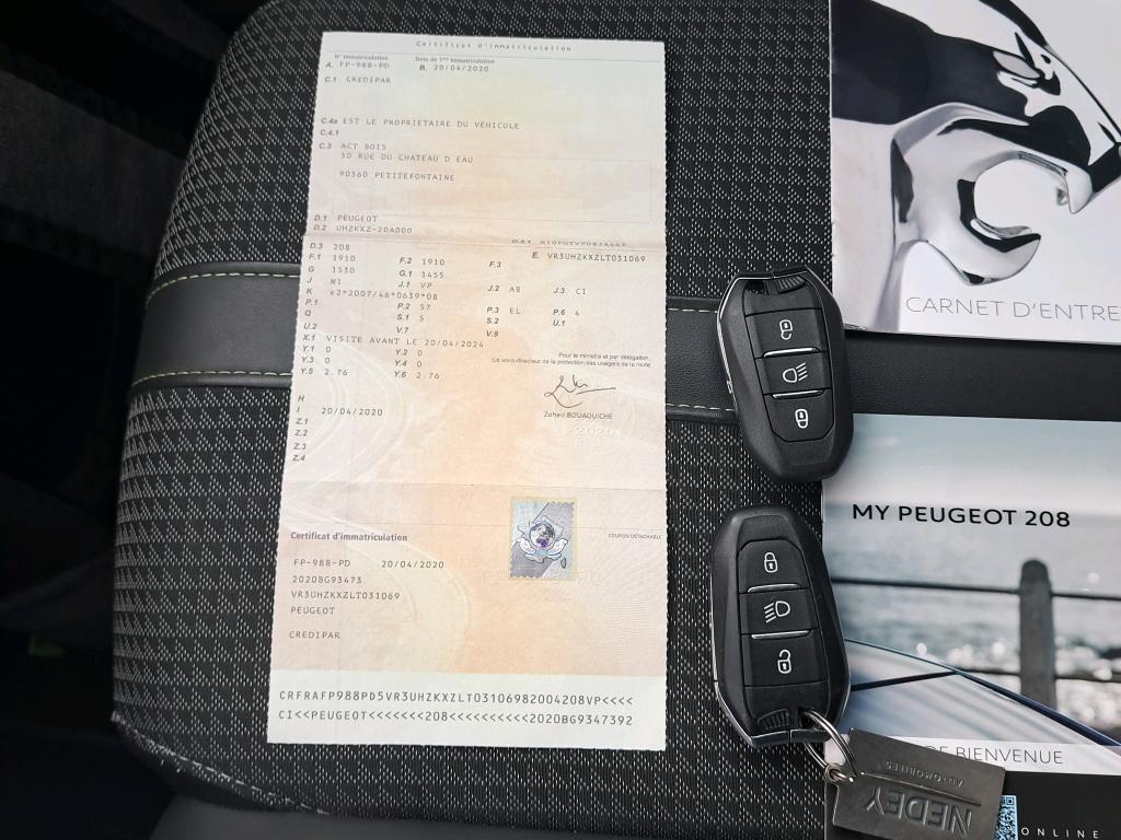 Peugeot 208 Electrique 50 kWh 136ch GT Line 2020