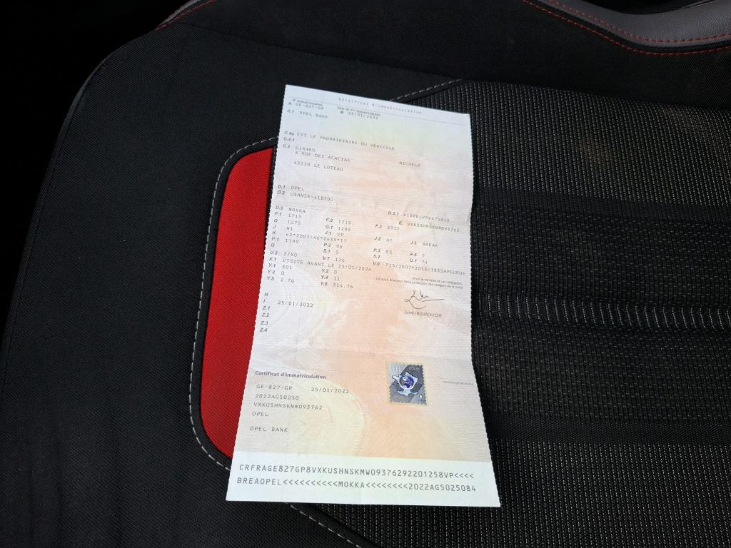 Opel Mokka 1.2 Turbo 130 ch BVM6 GS Line 2022