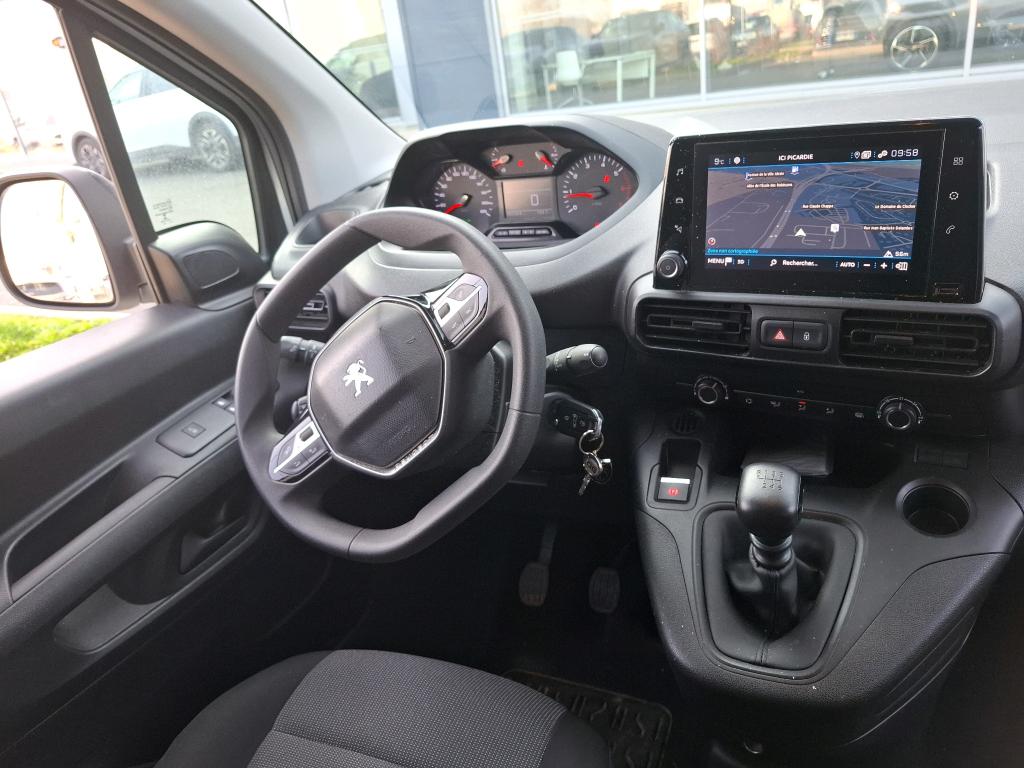 Peugeot PARTNER FOURGON STANDARD 650 KG BLUEHDI 100 S&S BVM6 ASPHALT 2022