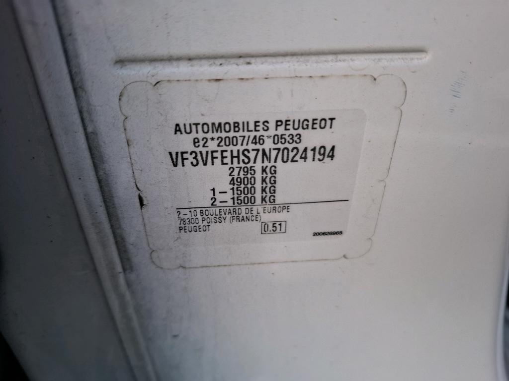 Peugeot EXPERT FGN TOLE STANDARD BLUEHDI 145 S&S EAT8 ASPHALT 2022