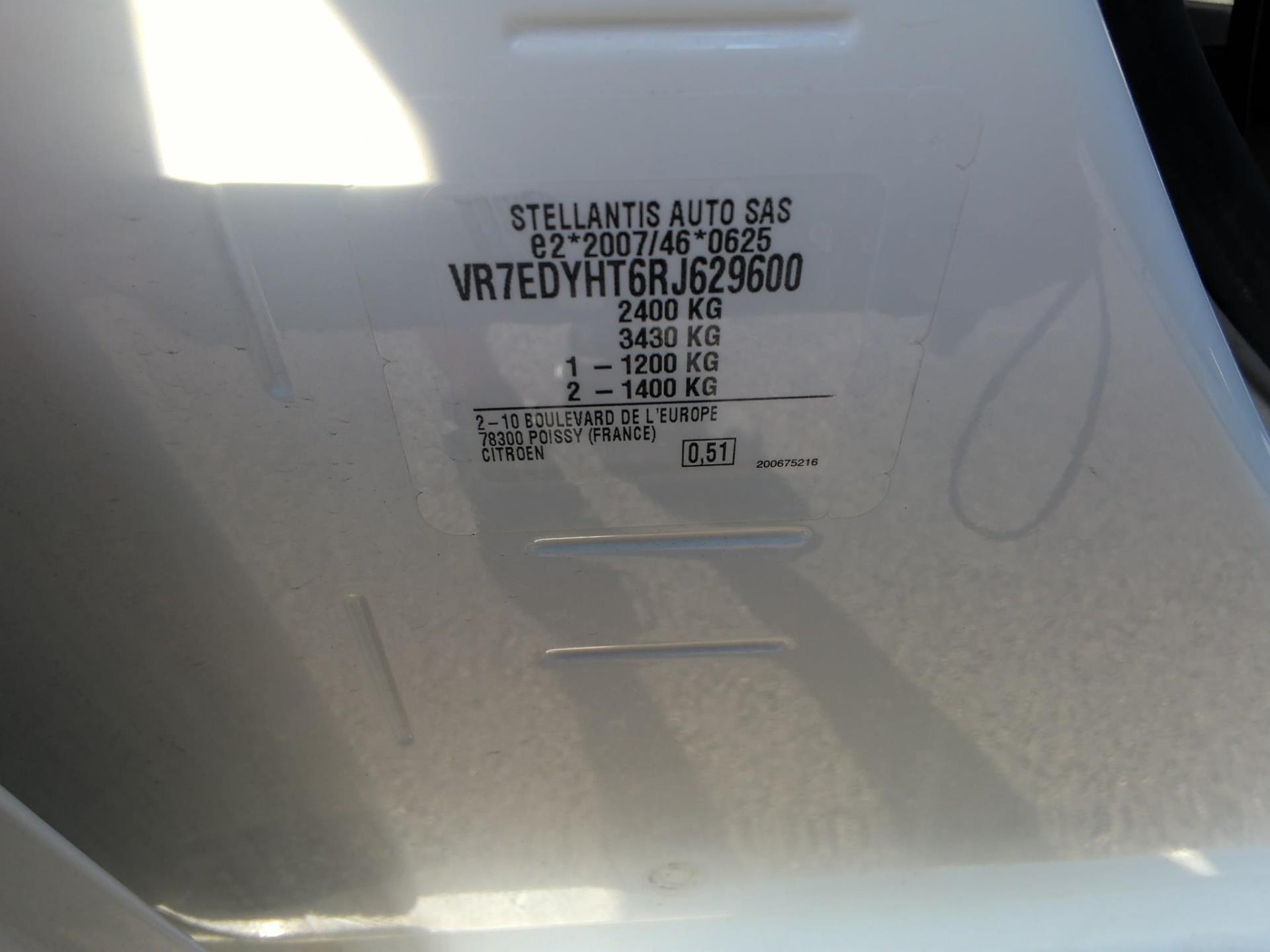 Citroen BERLINGO VAN TAILLE XL 950KG BLUEHDI 100 S&S BVM6 2024