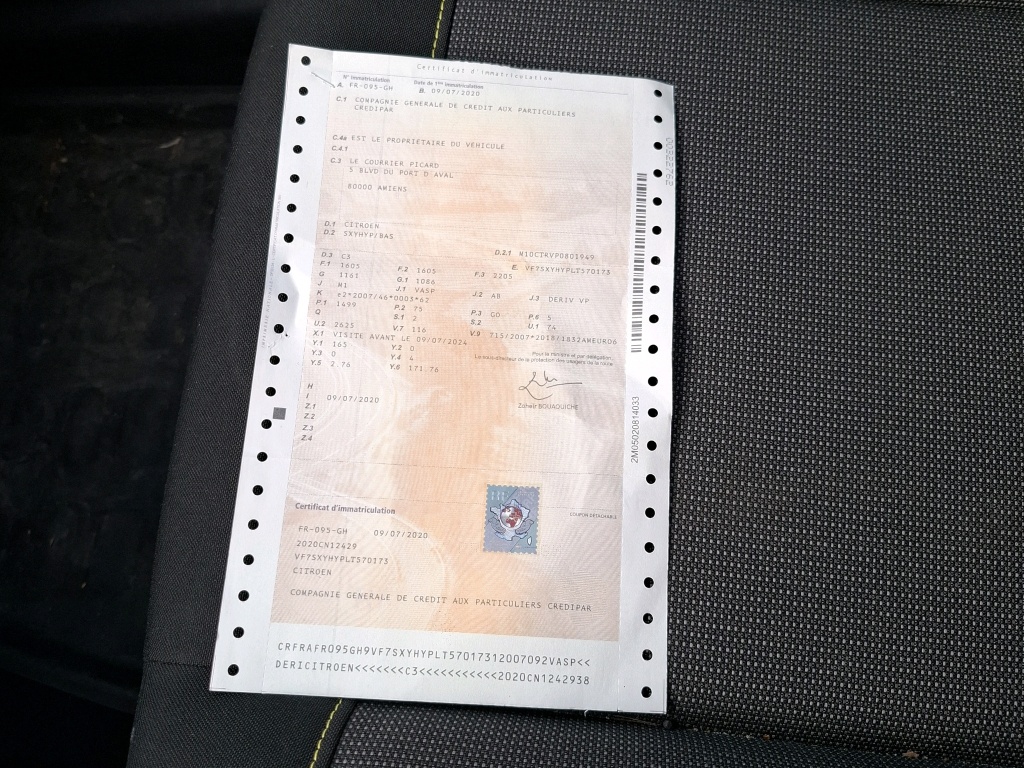 Citroen C3 SOCIETE BLUEHDI 100 S&S BVM FEEL BUSINESS R 2020