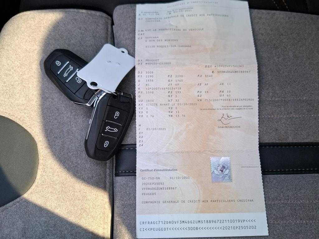 Peugeot 3008 Hybrid 225 e-EAT8 GT Pack 2021