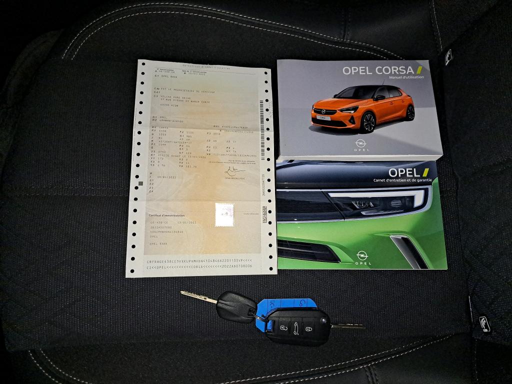 Opel Corsa 1.2 75 ch BVM5 Elegance Business 2022