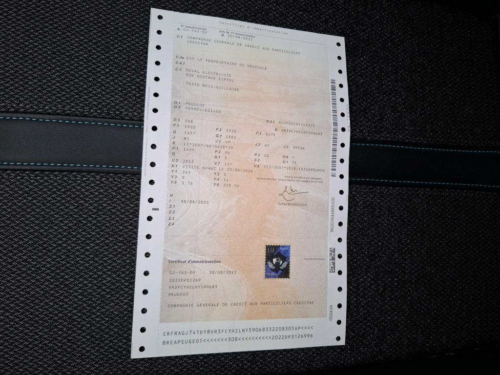 Peugeot 308 SW BlueHDi 130ch S&S BVM6 Allure 2022