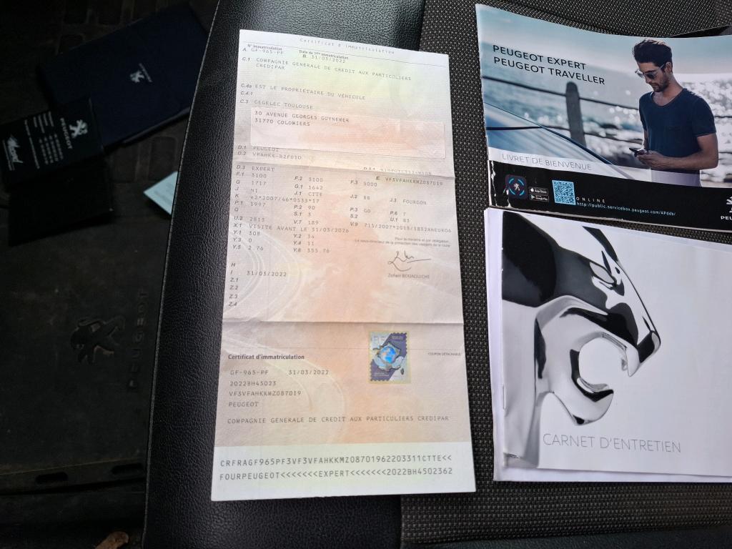 Peugeot EXPERT FGN TOLE STANDARD 2.0 BLUEHDI 120 S&S BVM6 ASPHALT 2022