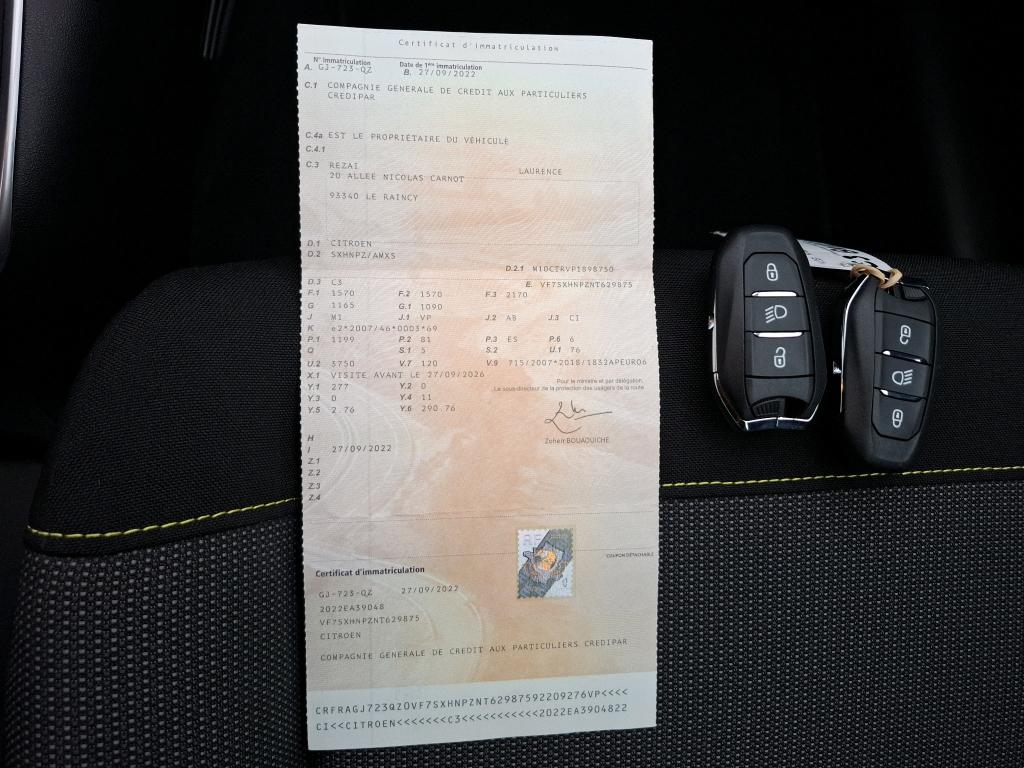 Citroen C3 PureTech 110 S&S BVM6 Shine 2022