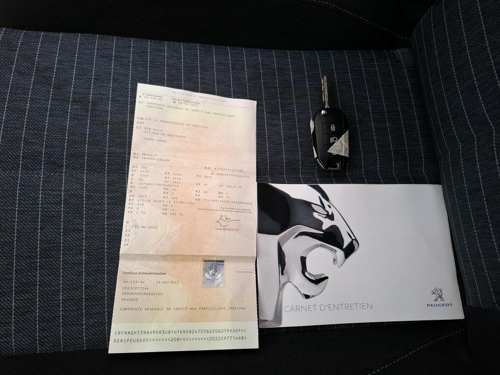 Peugeot 208 BLUEHDI 100 S&S BVM6 PREMIUM 2022