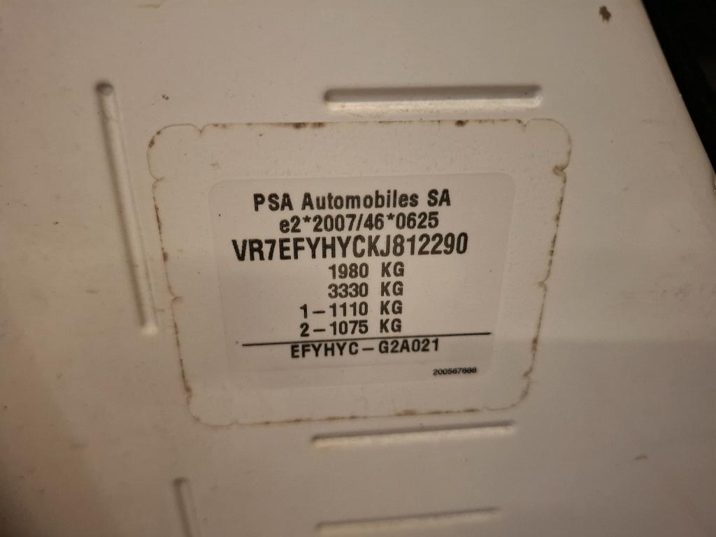 Citroen BERLINGO VAN M 650 BLUEHDI 100 S&S BVM5 CLUB 2019