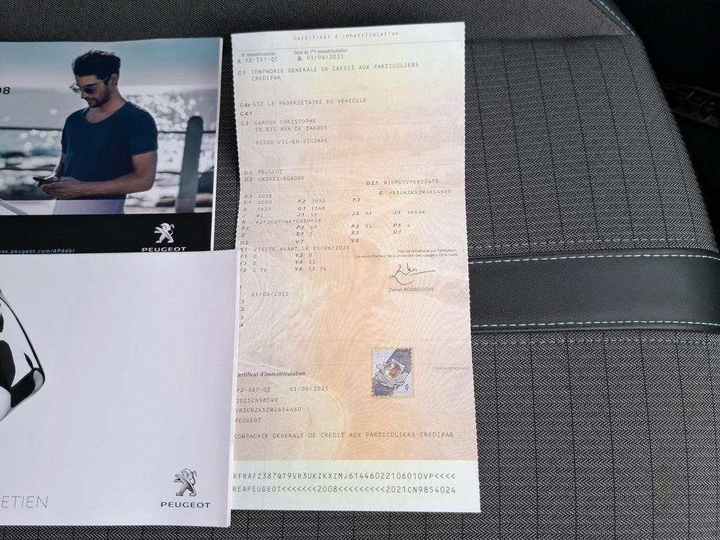 Peugeot 2008 Moteur électrique 136 ch Allure Pack 2021