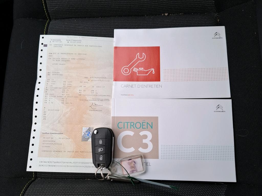 Citroen C3 SOCIETE BLUEHDI 100 S&S BVM FEEL BUSINESS R 2020