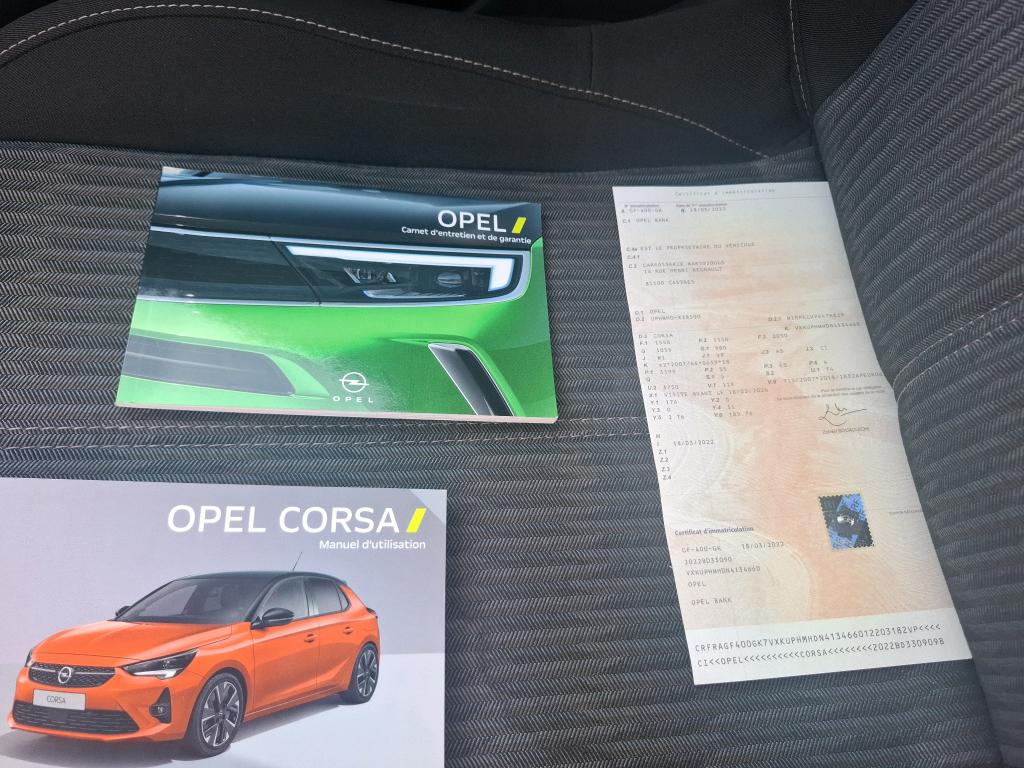 Opel Corsa 1.2 75 ch BVM5 Elegance Business 2022