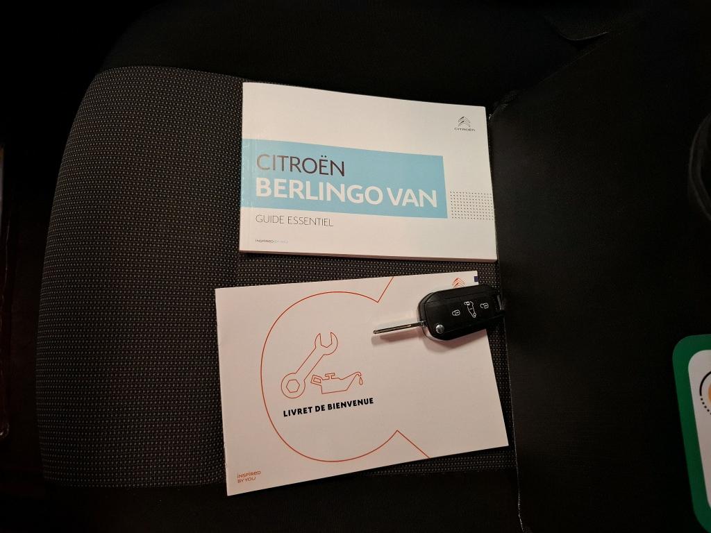 Citroen BERLINGO VAN M 650 BLUEHDI 100 S&S BVM5 CLUB 2020