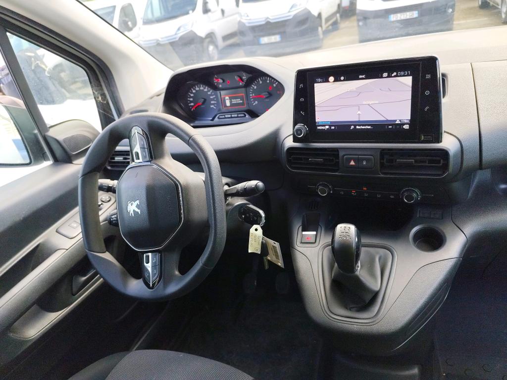 Peugeot PARTNER FOURGON STANDARD 650 KG BLUEHDI 100 S&S BVM5 ASPHALT 2021