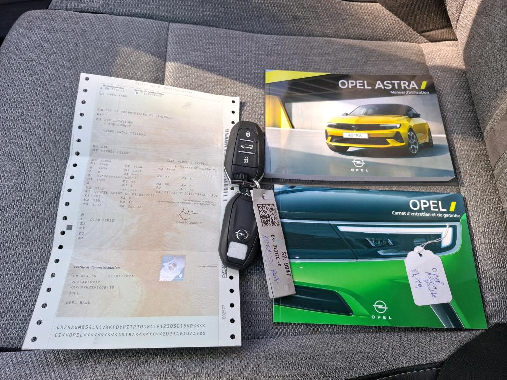 Opel Astra 1.5 Diesel 130 ch BVA8 Elegance 2023