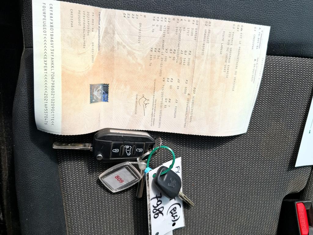 Peugeot EXPERT FGN TOLE STANDARD 2.0 BLUEHDI 120 S&S BVM6 ASPHALT 2021
