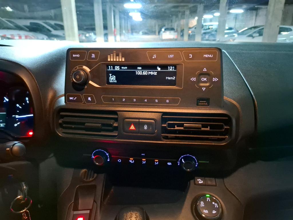 Citroen BERLINGO VAN M 650 BLUEHDI 100 S&S CLUB 2019