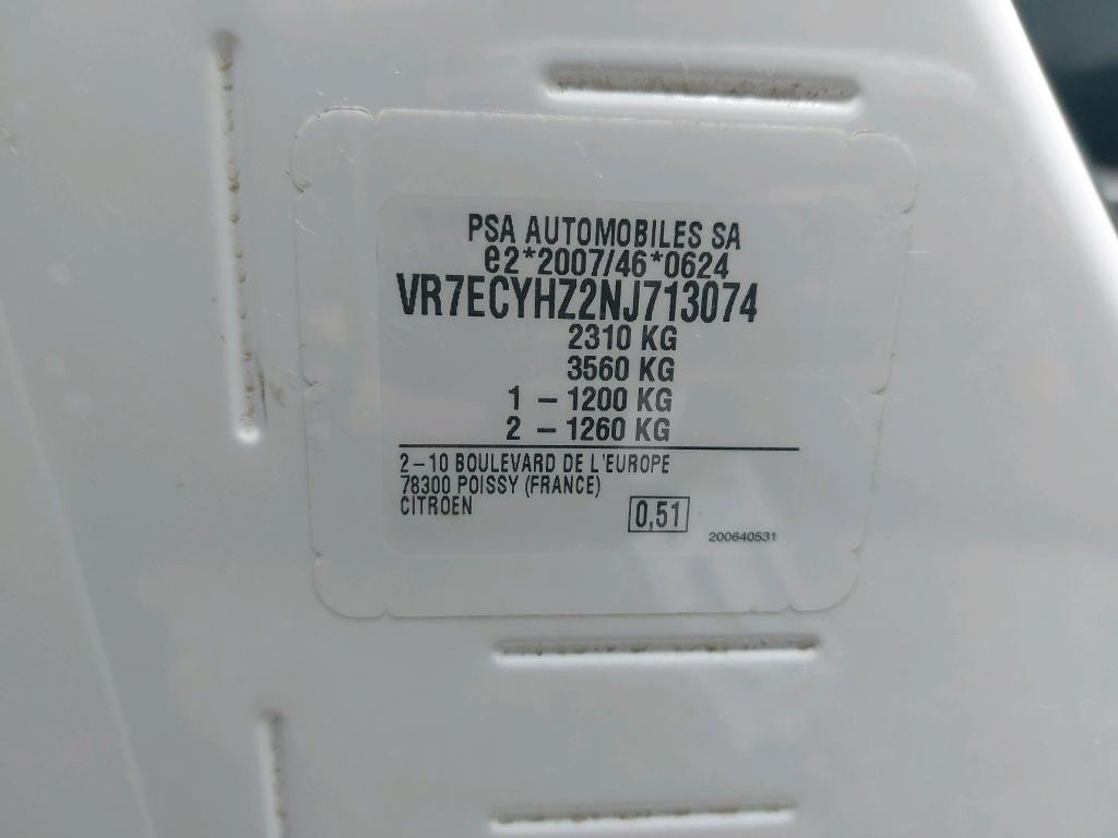 Citroen Berlingo Taille XL 7pl BlueHDi 130 S&S BVM6 Feel Pack 2022