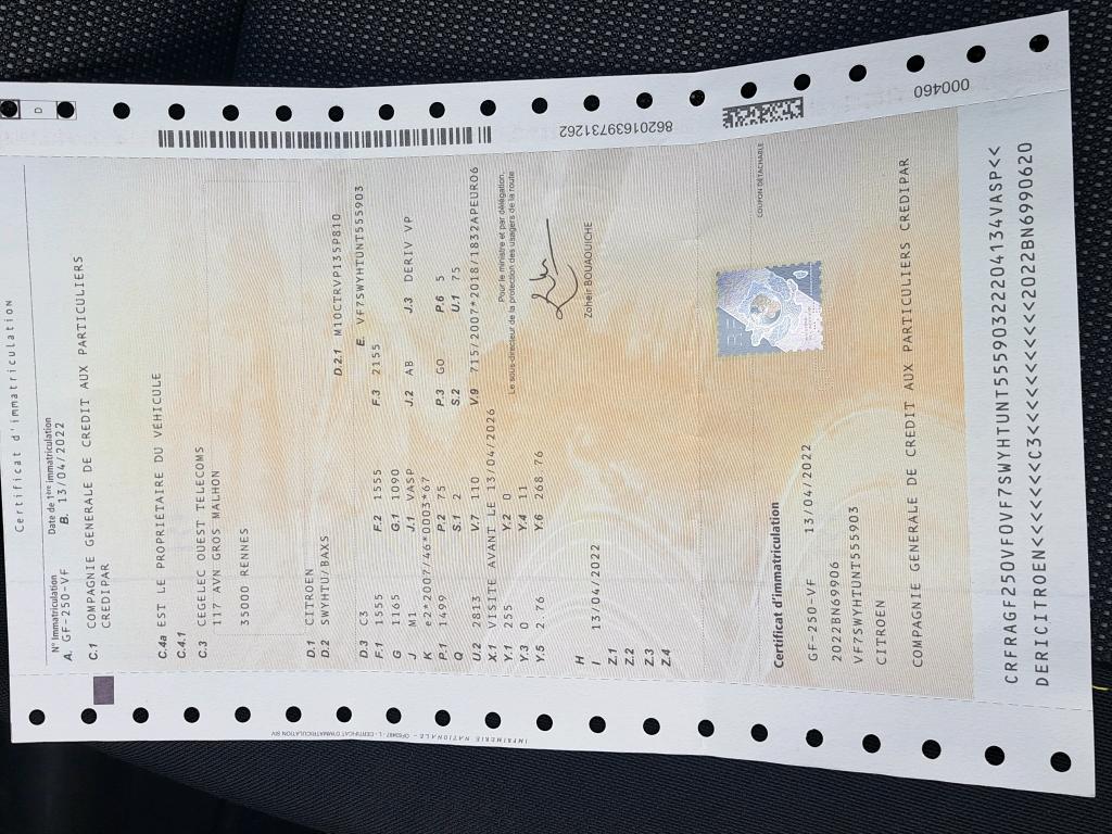 Citroen C3 SOCIETE BLUEHDI 100 S&S BVM6 FEEL NAV 2022