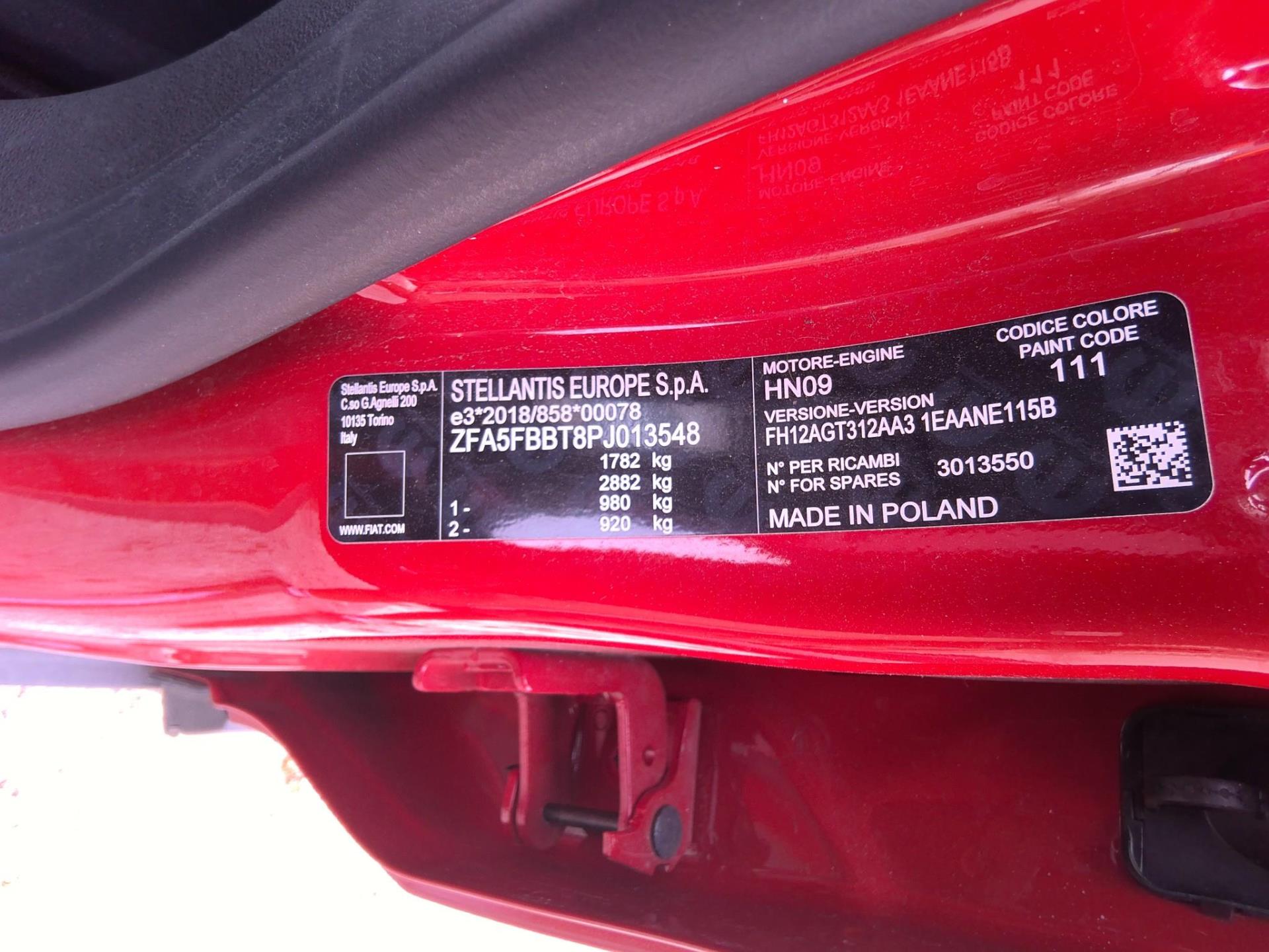 FIAT 600 1.2 Hybrid 100ch DCT6 La Prima 2024