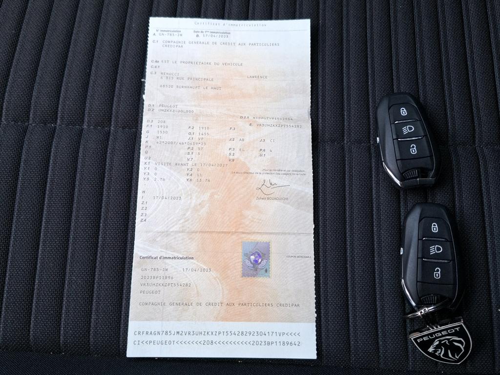 Peugeot 208 Electrique 50 kWh 136ch Like 2023